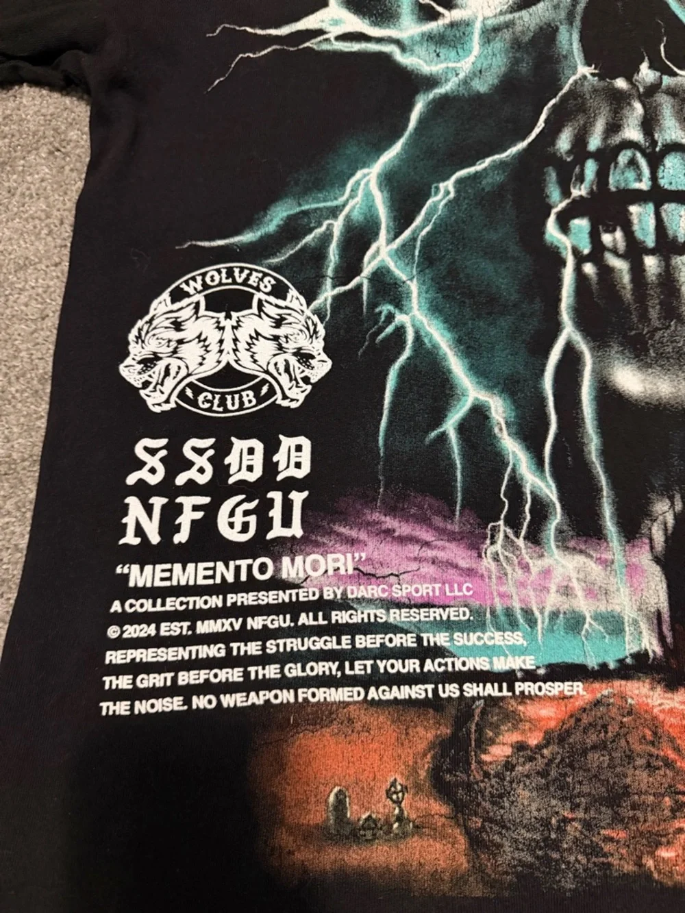 Size L Darc sport through our eyes premium vintage oversized tee - Picture 6 of 10